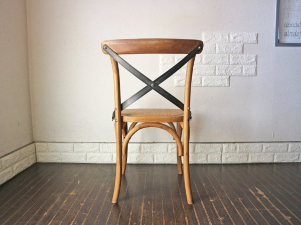 ノットアンティークス knot antiques クロスバック3チェア X-BACK? ダイニングチェア ベントウッド カフェスタイル CRASH GATE取扱 B ◎