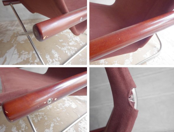 ニーチェア Nychair X ブラウン 折り畳みチェア ラウンジチェア 新居 猛♪