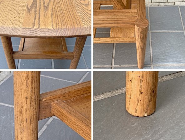 モモナチュラル Momo natural ベント VENT FDローテーブル リフトアップ エレベーターテーブル オーク無垢材材 ■