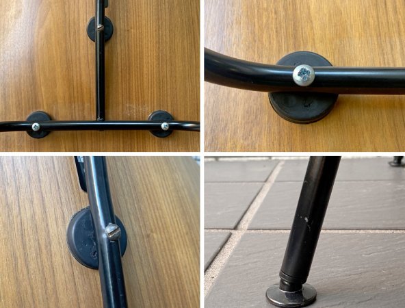 ハーマンミラー Herman Miller プライウッドダイニングチェア DCM ウォールナット メタルレッグ イームズ ミッドセンチュリー■