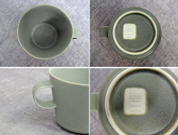 イイホシユミコ Yumiko Iihoshi アンジュール unjour マタン matin カップ 杢 moku マグカップ Lサイズ 箱付 B ●