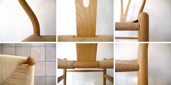 カールハンセン&サン Carl Hansen&Son ハンス J. ウェグナー Hans J. Wegner Yチェア CH24 ウィッシュボーンチェア オークフレーム 天然オイル仕上げ 極美品 ◇