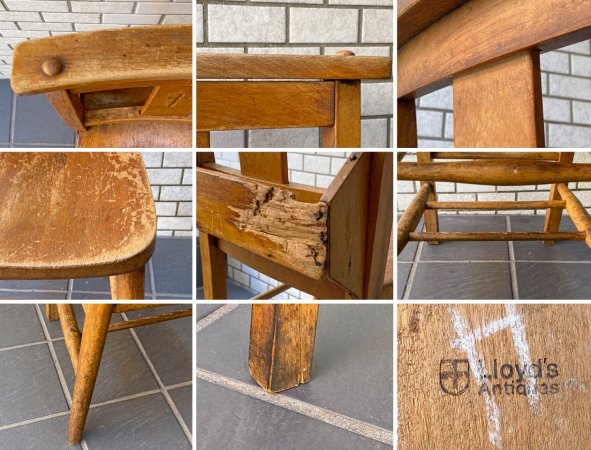 UKビンテージ チャーチチェア 教会椅子 バイブルボックス 英国 ロイズアンティークス Lloyd's Antiques 取扱い B ■