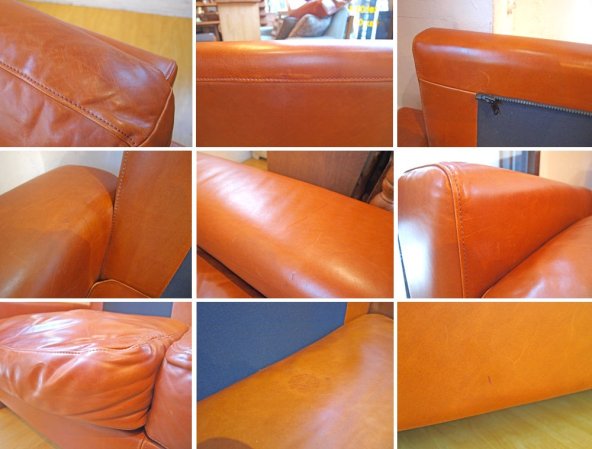 アクメファニチャー ACME Furniture フレスノ FRESNO ソファ 2シーター ヴィンテージスタイル オイルレザー 本革 ★