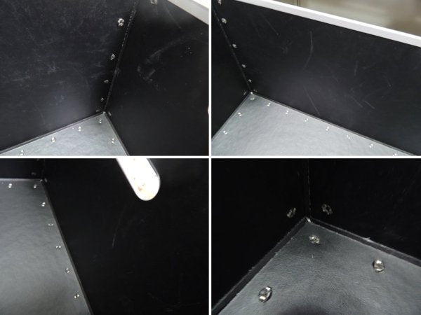 USMモジュラーファニチャー USM Haller USMハラー シェルフ 1列5段 ホワイト フラップ扉 引き出し 鍵付き 定価387,277円以上 ●