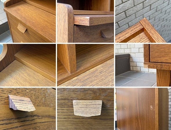 ウニコ unico クルト KURT オーク材 ライティングデスク ブックシェルフ 北欧ヴィンテージスタイル 廃番 ■