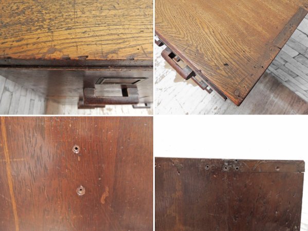 ジャパンビンテージ Japan vintage 無垢材 整理箪笥 チェスト 3段5列 抽斗15杯 木味 レトロ B ●