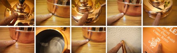 シンプレックス SIMPLEX カッパーケトル 2.7L Copper Kettle No.1 - KC1 UK 英国純銅製高級薬缶 元箱付き 未実用品 状態良好 ◇