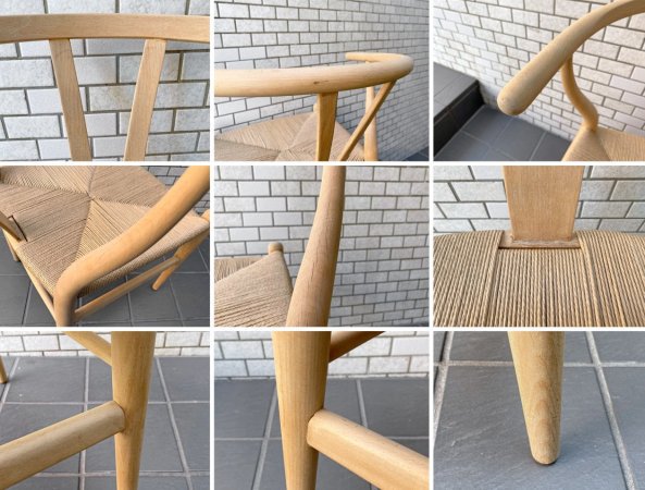 カールハンセン&サン Carl Hansen & son Yチェア CH24 ビーチ材 ソープフィニッシュ 日本仕様 座面張替済み ハンス・J・ウェグナー 北欧 デンマーク B ■