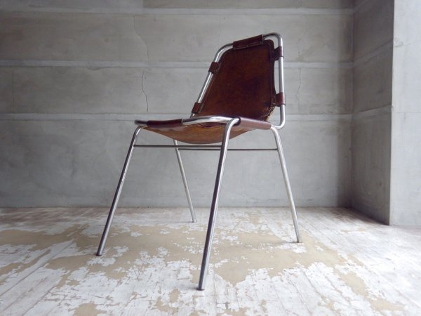 レザルクチェア Les Arcs Chair ブラウン ビンテージ♪