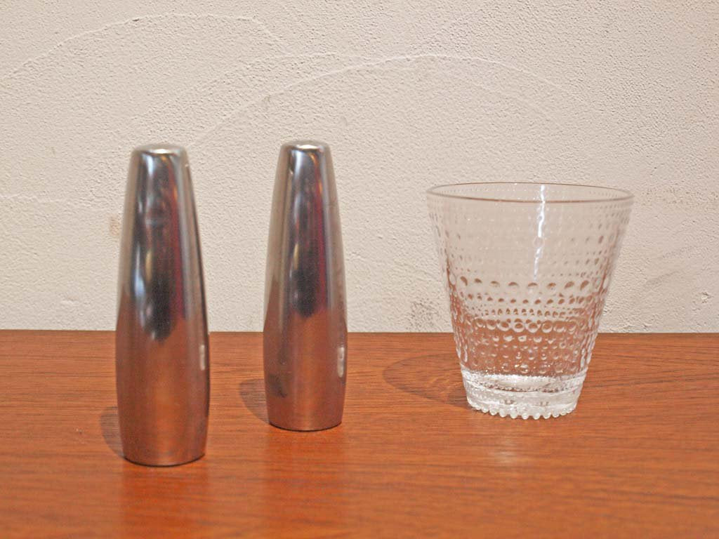 ダンスク DANSK イェンス・クイストゴー Jens.H.Quistgaard ビンテージ ステンレス製 ソルト&ペッパー Salt and pepper ★