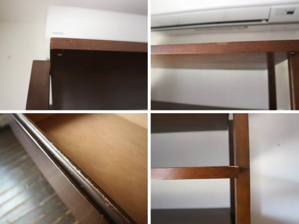 スタンレー STANLAY US ヴィンテージ キャビネット ウォールナット ルームディバイダー 飾り棚 ◎