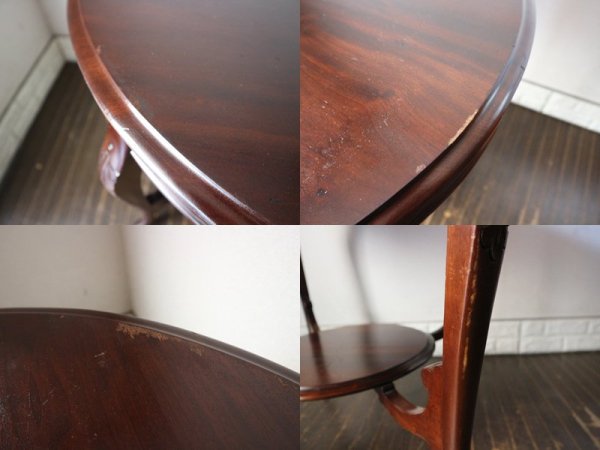 英国 アンティーク Antique ダイニングテーブル マホガニー材 イギリス カフェテーブル ◎