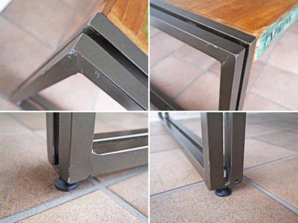ディーボディ d-Bodhi フェルム FERUM インダストリアル コーヒーテーブル INDUSTRIAL COFFEE TABLE アスプルンド ASPLUND 取扱 ローテーブル 古材×鉄脚 ◇