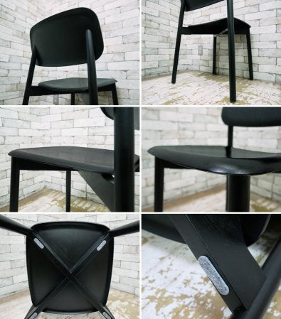 ヘイ HAY ソフト エッジ チェア SOFT EDGE CHAIR 12 ダイニングチェア ブラック 北欧家具 B ●