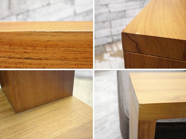 ウニコ unico ブレス BREATH カバーリングソファ 3シーター ソファ チーク無垢材 ファブリックシート ブラウン リゾートテイスト 美品 ●