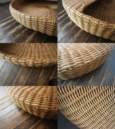 イデー IDEE ポッド POD あぐら 座椅子 ラタン 籐製 岡嶌要 デザイン 希少品 プロトタイプ ◎