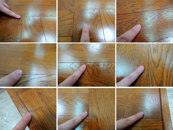 パシフィックファニチャーサービス pacific furniture service P.F.S. オペレーションB OPERATION B テーブル ナラ無垢材 寄木 Lサイズ ●