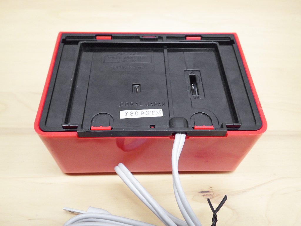 コパル COPAL パタパタ時計 AP-113 レッド レトロ モダン ミッドセンチュリー ●