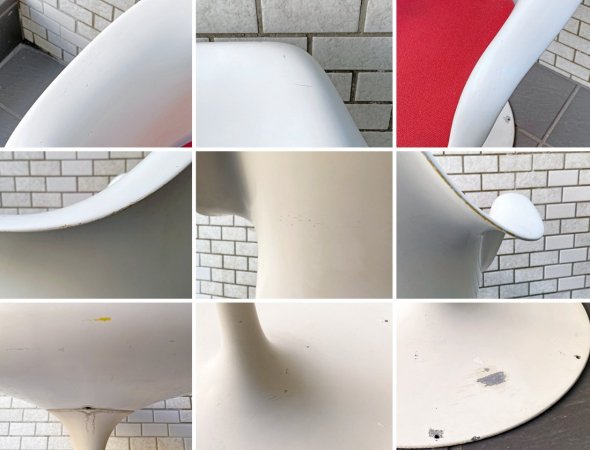 ノル Knoll チューリップチェア アーム エーロ・サーリネン Eero Saarinen ノール スペースエイジ ビンテージ ミッドセンチュリー A ■