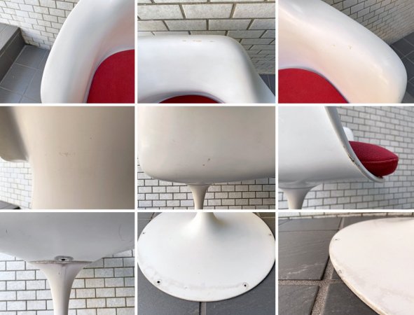 ノル Knoll チューリップチェア アーム エーロ・サーリネン Eero Saarinen ノール スペースエイジ ビンテージ ミッドセンチュリー B ■