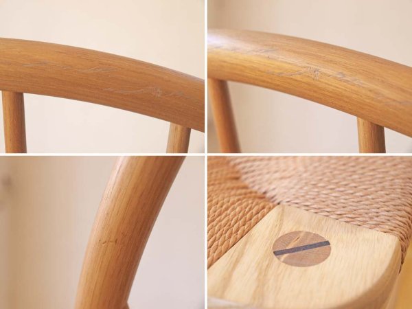 ヨハネスハンセン JOHANNES HANSEN ビンテージ JH-550 ピーコック チェア Peacock Chair ハンス・J・ウェグナー 刻印有 オリジナル 美品 ★