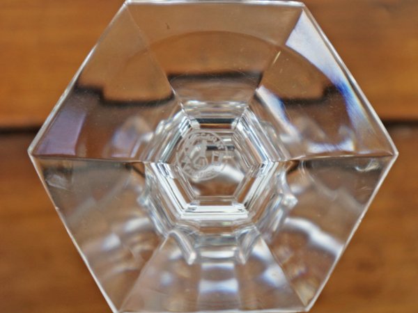 バカラ Baccarat アルクール Harcourt ワイングラス 5客セット ゴブレット クリスタルガラス フランス ◎