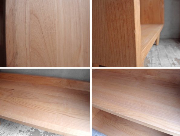 モモナチュラル Momo Natural コモシェルフ COMO SHELF L アルダー材 定価¥59,400- ♪