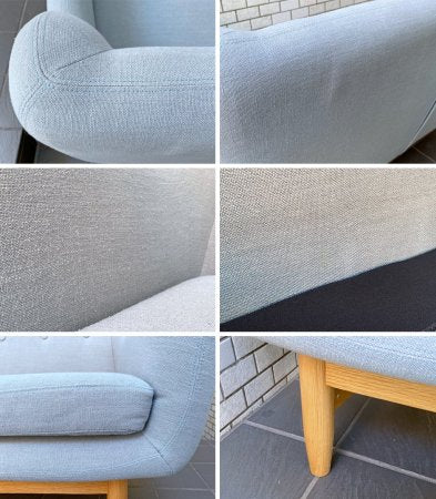 ウニコ unico リュス LYS ソファ 2シーター ファブリック ブルー 廃盤モデル 北欧スタイル ■