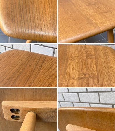 アーコール Ercol ビンテージ ローテーブル コーヒーテーブル エルム材 UKビンテージ 英国 ■