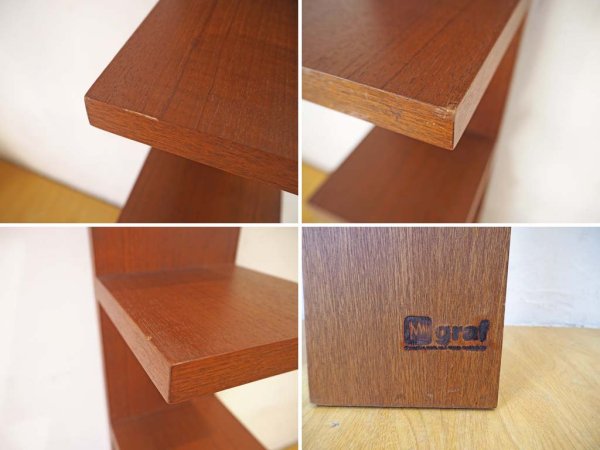 グラフ graf original furniture ナラティブ Narrative ゲタ ウォールラック Sサイズ Geta Wall Rack アッシュ材 CDラック ブックシェルフ 飾り棚 ★