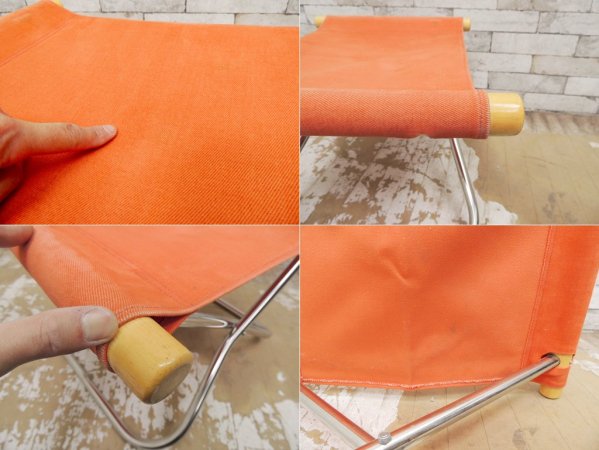 ニーチェア エックス Nychair X オットマン スツール オレンジ 新居猛 ●