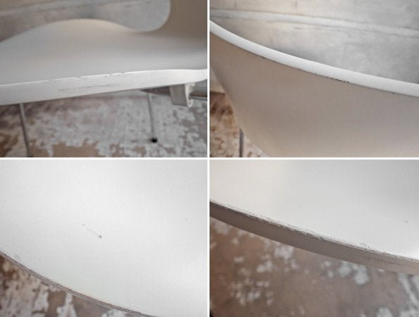 フリッツハンセン Fritz Hansen セブンチェア Seven Chair アルネヤコブセン Arne Jacobsen ホワイトラッカー 北欧家具 デンマーク ♪