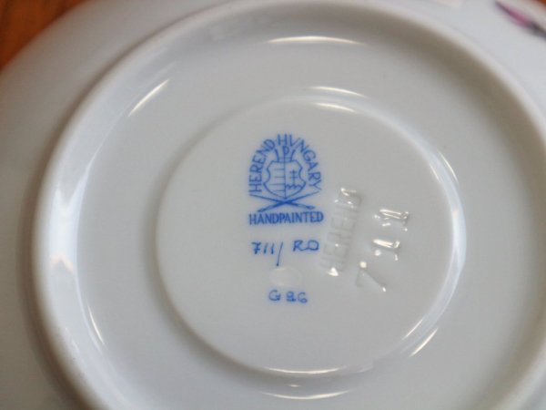 ヘレンド HEREND ヘレンド ロスチャイルドバード モカカップ ティーカップ C&S 美品 B ◎