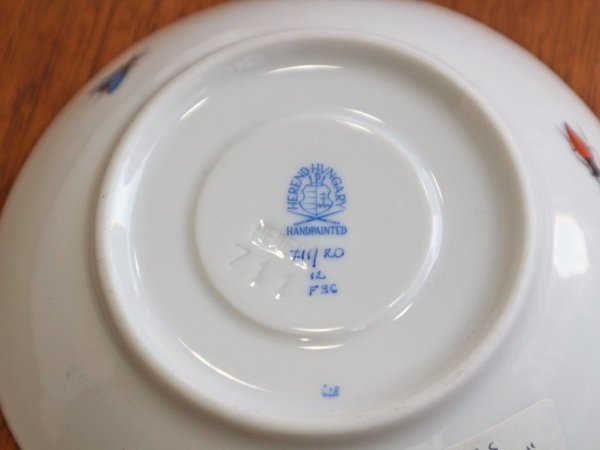 ヘレンド HEREND ヘレンド ロスチャイルドバード モカカップ ティーカップ C&S 美品 A ◎