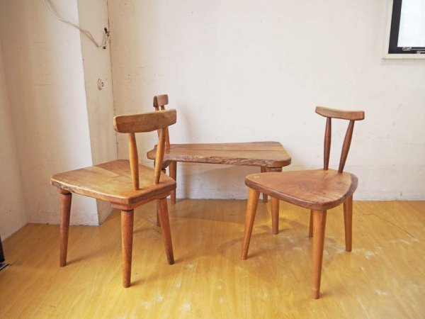 スタジオ イエス Studio Y’e.s スツール チェア 椅子 手作り ハンドメイド 国産木材使用 直井建築工房 A ★