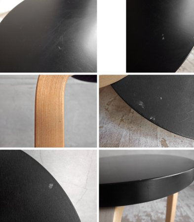 アルテック Artek Stool60 スツール 80周年記念モデル ブラックラッカー アルヴァ・アアルト 北欧家具♪