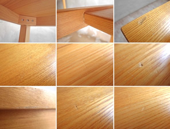 無印良品 MUJI タモ材 無垢集成材 板座 木製 ベンチ ローテーブル ナチュラル 廃盤 希少 ♪