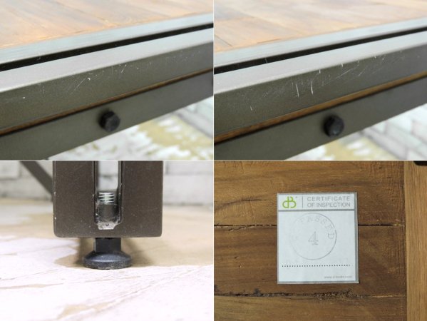 ディーボディ d-Bodhi フェルム FERUM ダイニングテーブル 幅130cm インダストリアル アスプルンド ASPLUND 取扱 ●