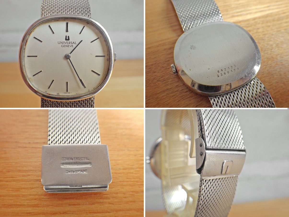 ユニバーサルジェネーブ Universal Geneve Cal.1-42 手巻 腕時計 1970年代 ビンテージ スイス ♪
