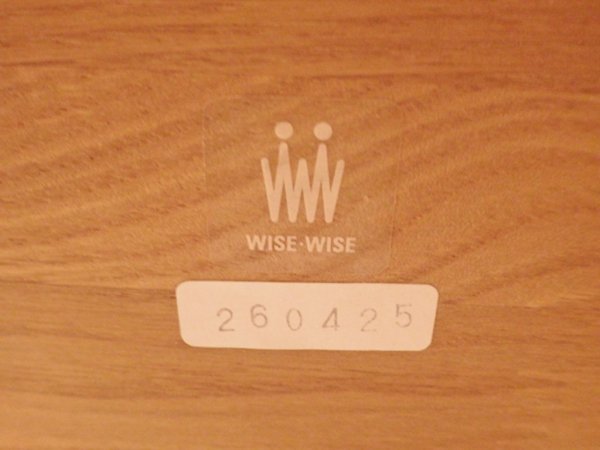 ワイスワイス wise wise サトヤマ SATOYAMA ダイニングテーブル クリ材 無垢集成材 W150cm 定価\122,040- ♪