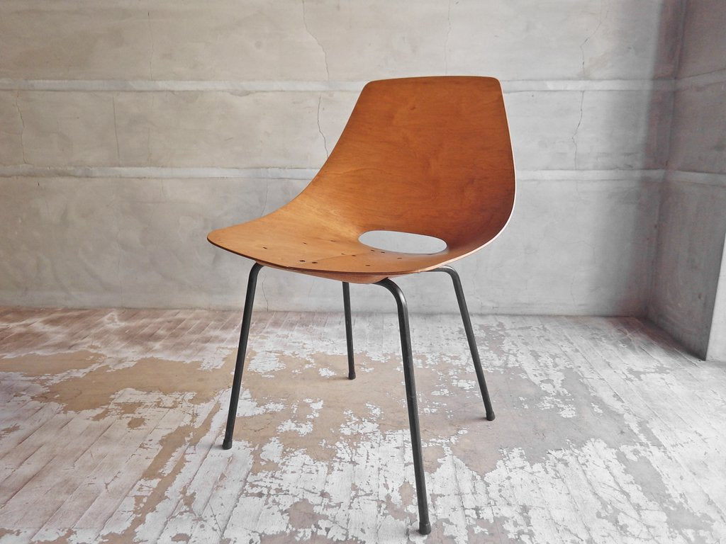 シュタイナー Steiner トノーチェア Tonneau Chair ピエール・ガーリッシュ Pierre Guarich プライウッド –  TOKYO RECYCLE imption