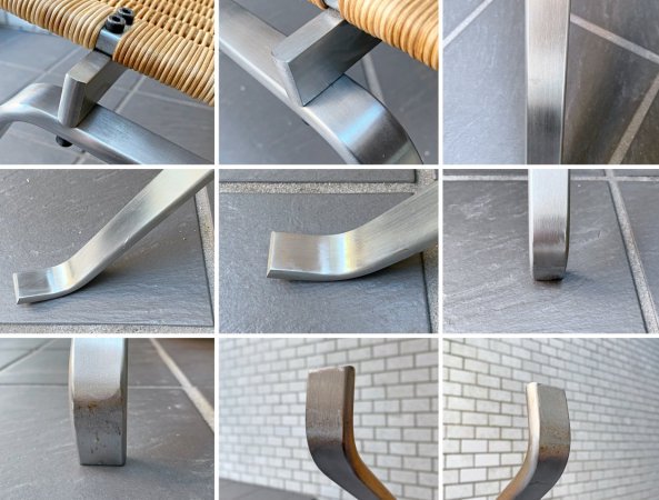 フリッツハンセン Fritz Hansen PK22 イージーチェア ラウンジチェア 籐 ラタン張り ポール・ケアホルム 北欧家具 ■