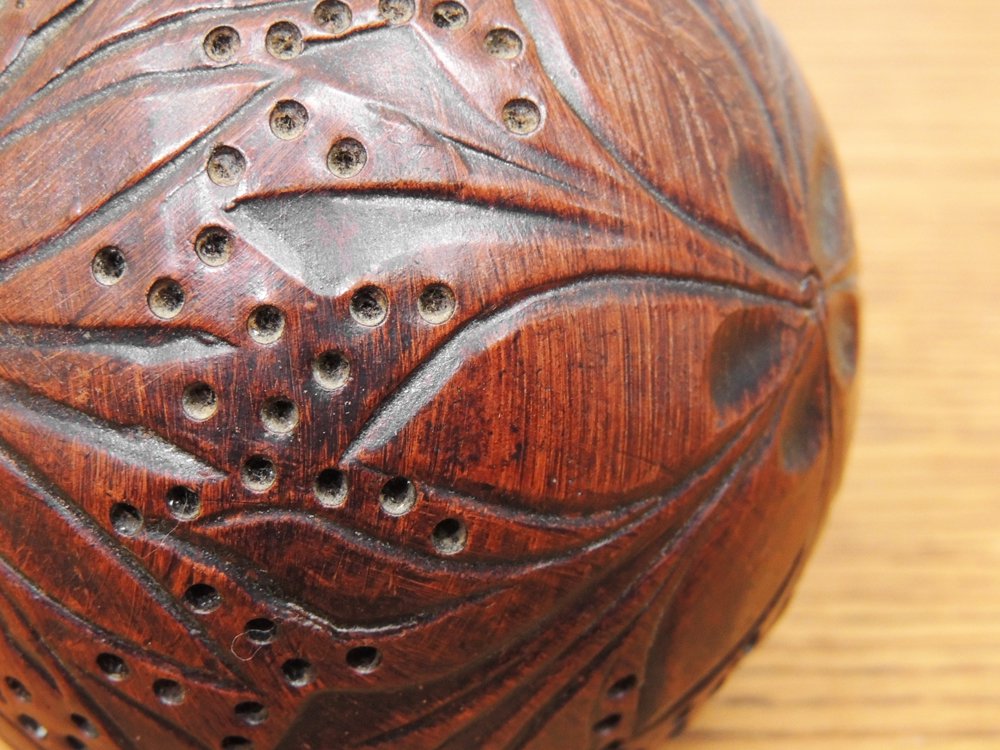 ラルチザン パフューム L'ARTISAN PARFUMEUR アンブル ボール L BOULE D'AMBRE L パフューム フレグランス オブジェ 手彫り ●