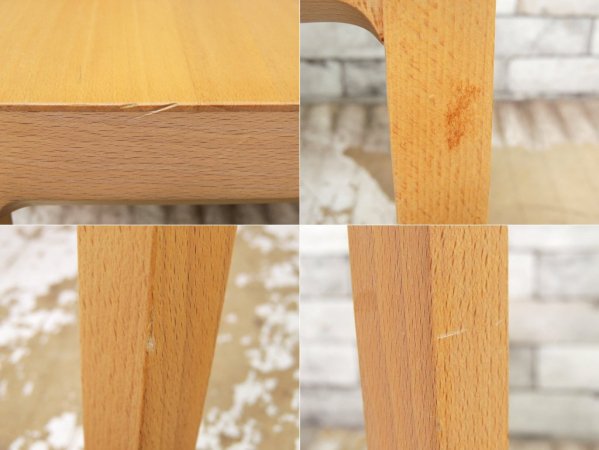 タイム&スタイル TIME&STYLE ジョビン JOBIM ダイニングチェア ビーチ材 ナチュラル ●