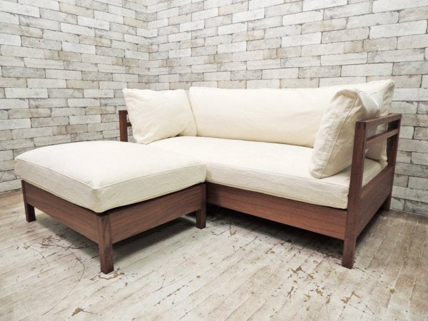広松木工 Hiromatsu Furniture Inc. リポーゾ RIPOSO 2P ソファ 140 ピエトラ 帆布生地 karf購入品 ●