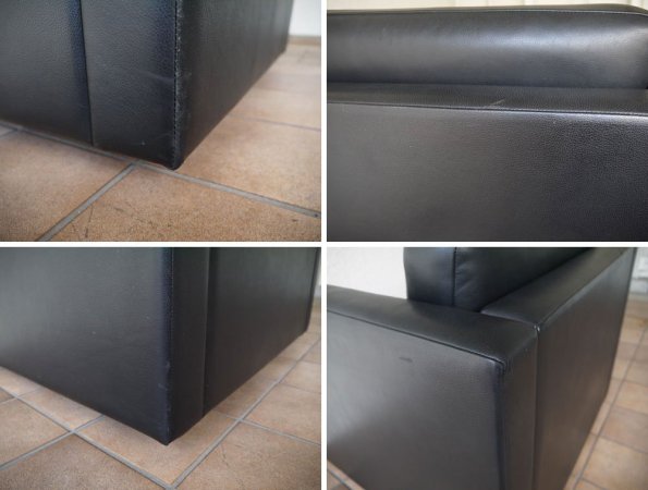 ノル Knoll チャールズフィスターコレクション Charles Pfister アームチェア 1051 ラウンジチェア 1p ソファ 総本革 フルレザー 定価 \774,400- A ◇