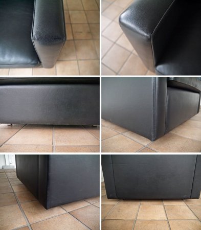 ノル Knoll チャールズフィスターコレクション Charles Pfister Collection 1051 アームチェア ラウンジチェア ソファ フルレザー 定価 \774,400- B ◇