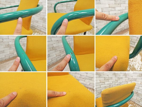 ノール Knoll マンダリンチェア mandarin chair ダイニングチェア エットーレ・ソットサス ポストモダン イタリア 定価 ¥93,500- B ●