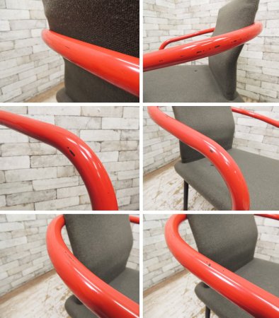 ノール Knoll マンダリンチェア mandarin chair ダイニングチェア エットーレ・ソットサス ポストモダン イタリア 定価 ¥93,500- E ●